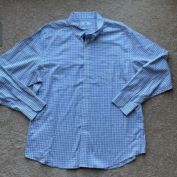Southern Tide checkered button down shirt - Picture 1 of 6